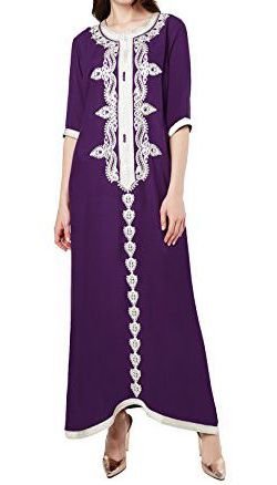 arabic style maxi Kaftan dresses And Embroidered Dress Suppliers