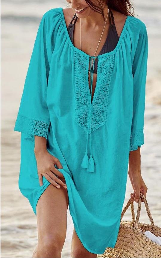 Summer Cotton beach Wraps and kaftan dresses