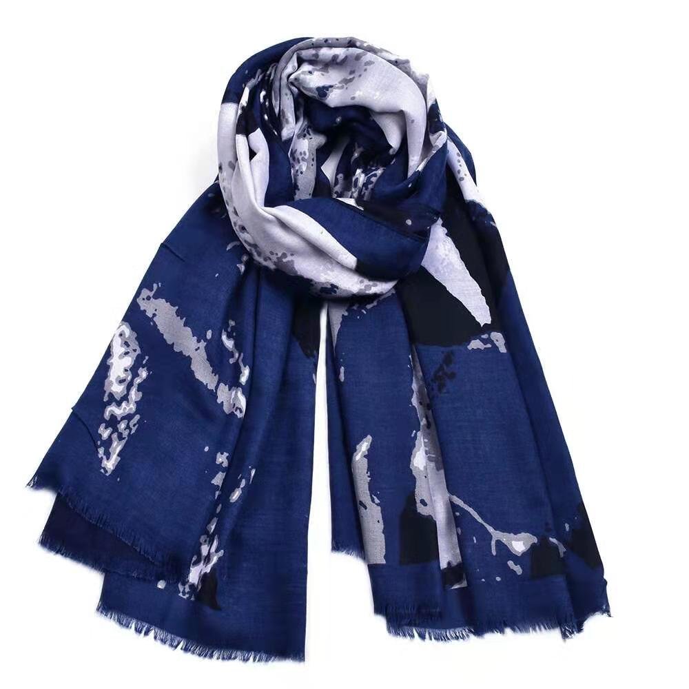 Hijab Scarves | Printed Silk Cotton Pashmina Shawls