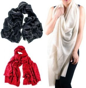 Crystal Embellished Pashminas