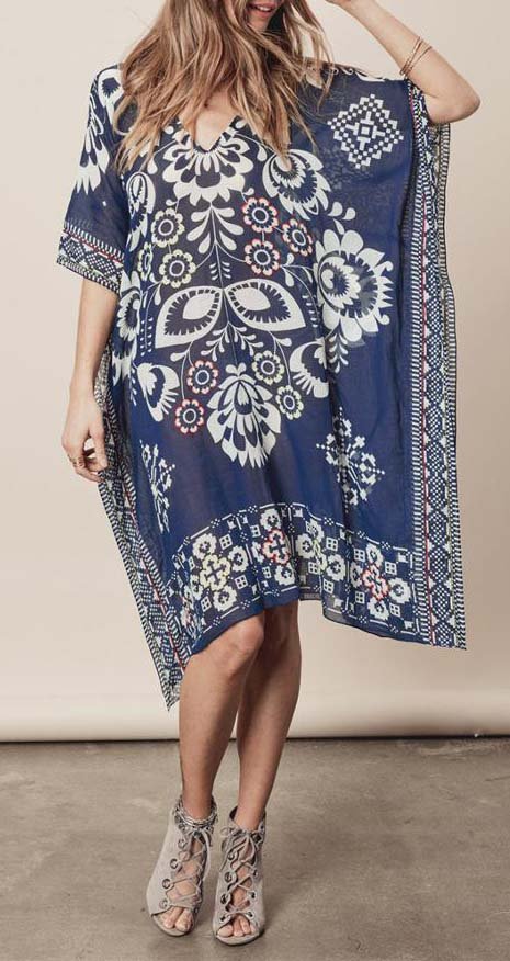 Damen Sommer Caftan Kleider
