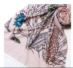 Embroidered Scarf & Shawl | Handmade Cashmere Pashmina