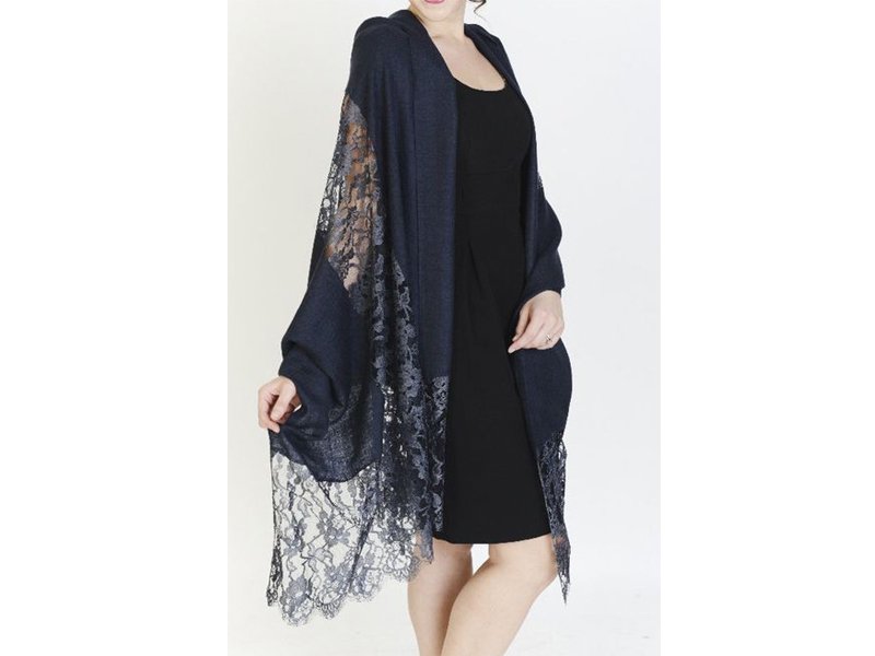 Border Lace Hijab sjaals