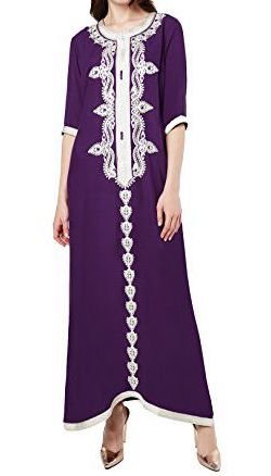 Vestidos Caftan a granel com estilos de bordado