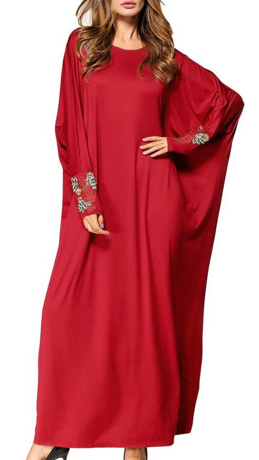 Fas İslami Kaftan Elbise