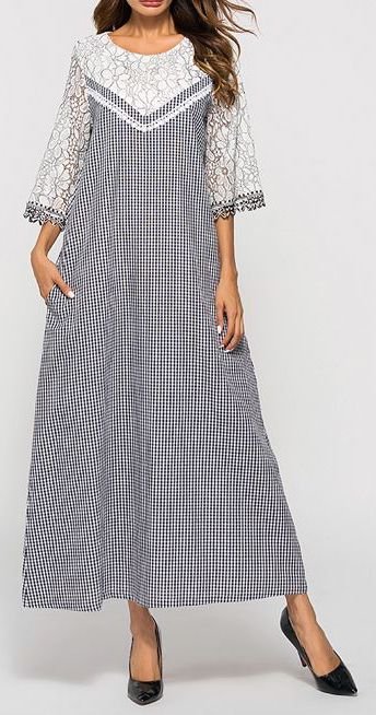 Kaftan de playa de encaje