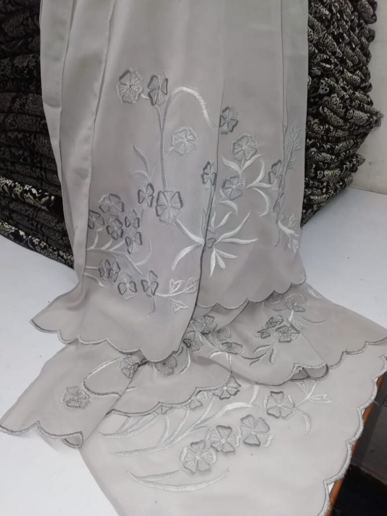 Embroidered Silk Shawls and Scarves