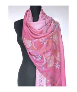 Embroidered Wool Shawls and Scarves