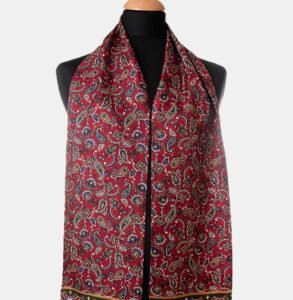 mens paisley wool scarf