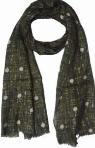 mens polka dot scarf