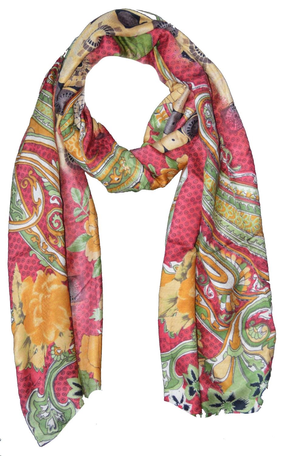 paisley wool scarf