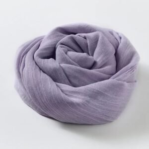 Purple Linen Scarf