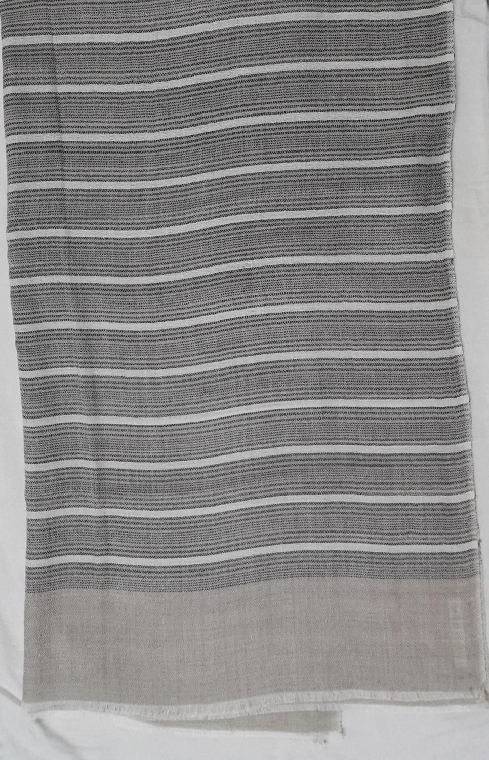 wool striped scarf