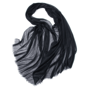 Black Cashmere Scarf