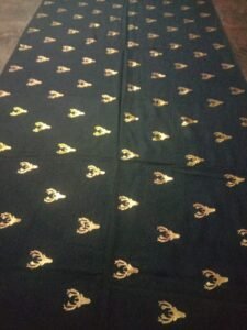 Black Gold Metallic Pashmina