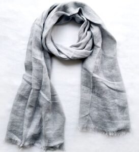 Linen blend shawls