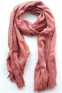 Linen scarf fashion