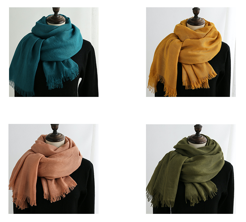 Square cotton scarf for ladies