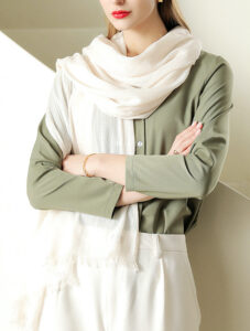 Sustainable bamboo scarves