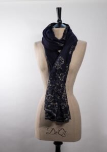 black lace shawl