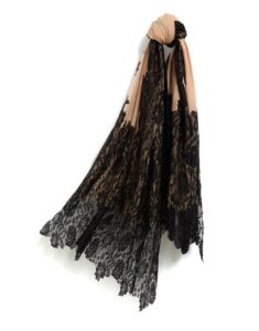 black lace shawl for wedding