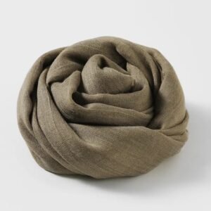 Wrap en lin marron