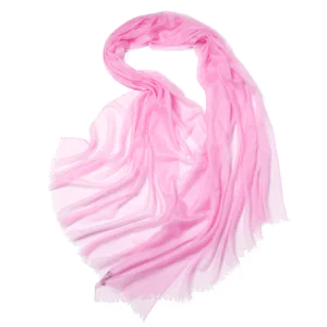 Lenço de caxemira rosa