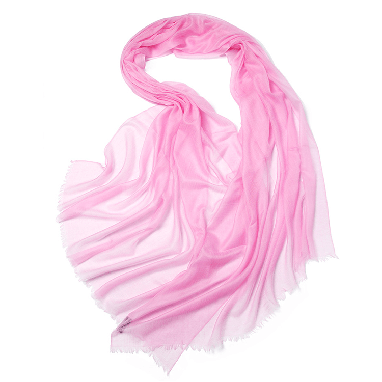 pink cashmere scarf