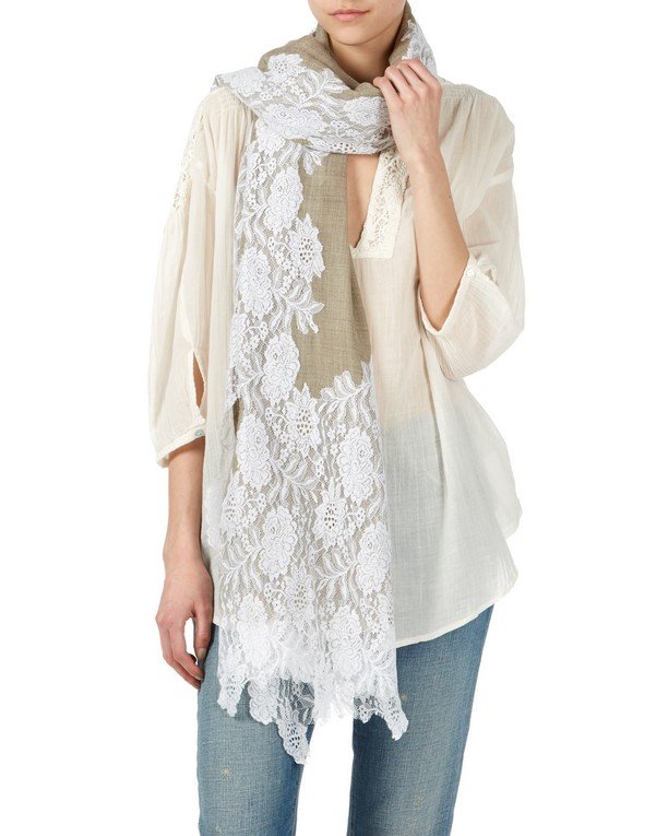 valentino lace scarf