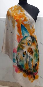 Hand Painted Cashmere Scarves