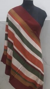 Çizgili Pashmina Eşarp