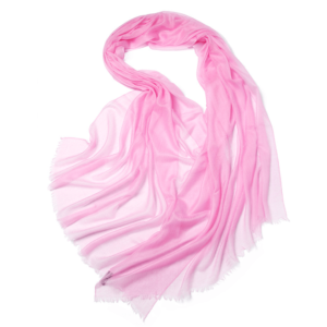  Sciarpa in cashmere rosa 