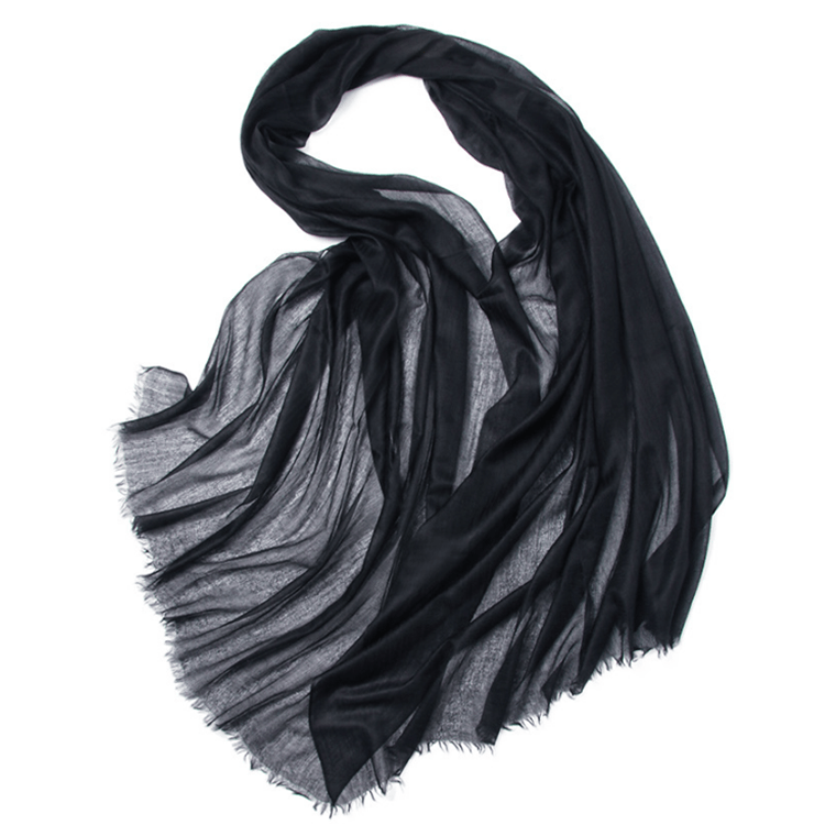 bufanda de cachemira negra