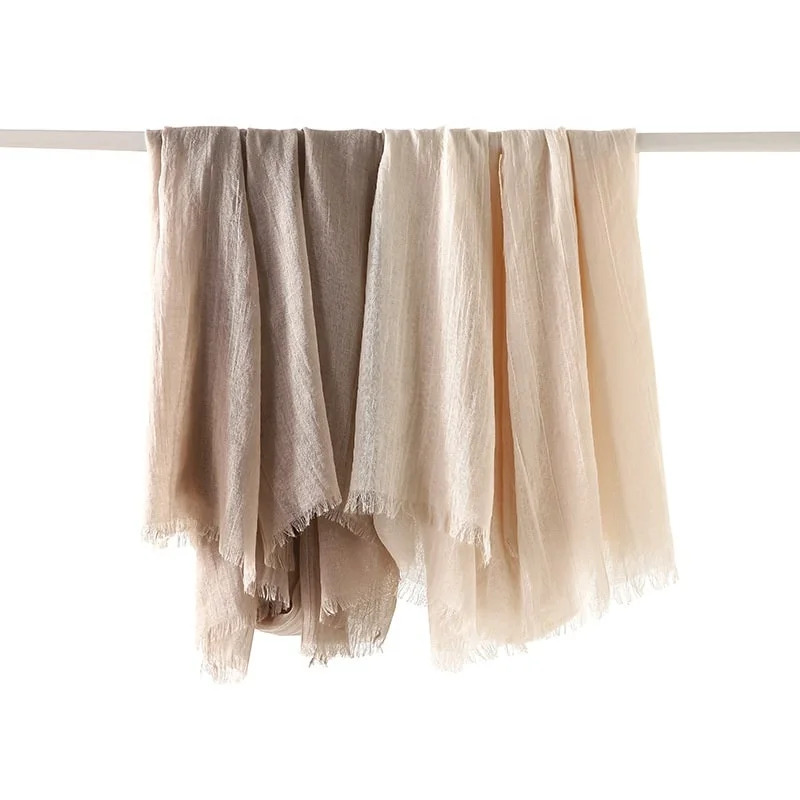 Linen Pashmina Scarves and Shawls
