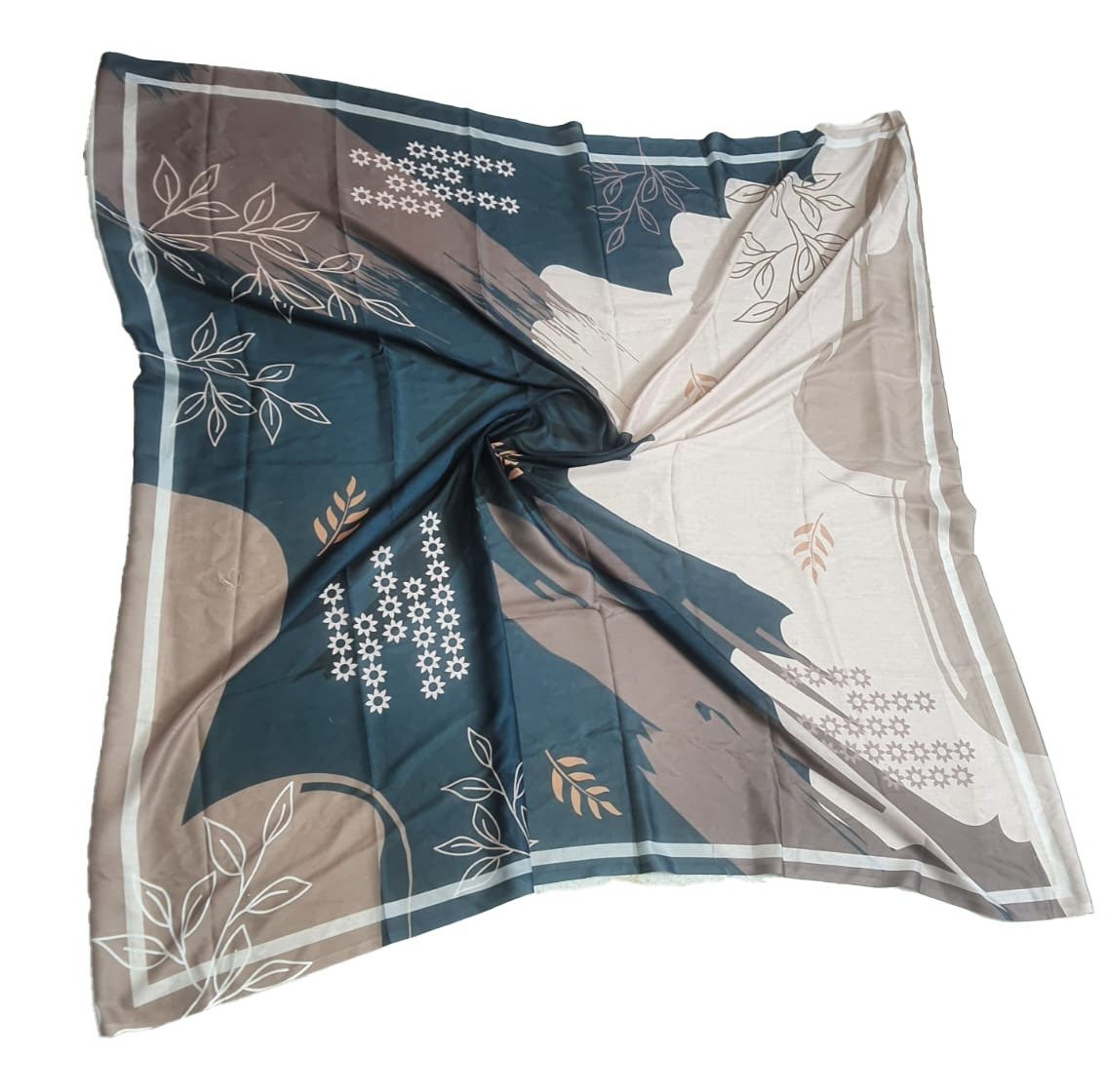 LARGE SQUARE SCARF THE FAN SEA main image 0