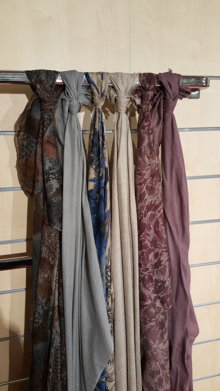 Large Wool Scarves and Shawls