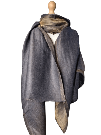 Metallic Zari Reversible Pashmina Shawls