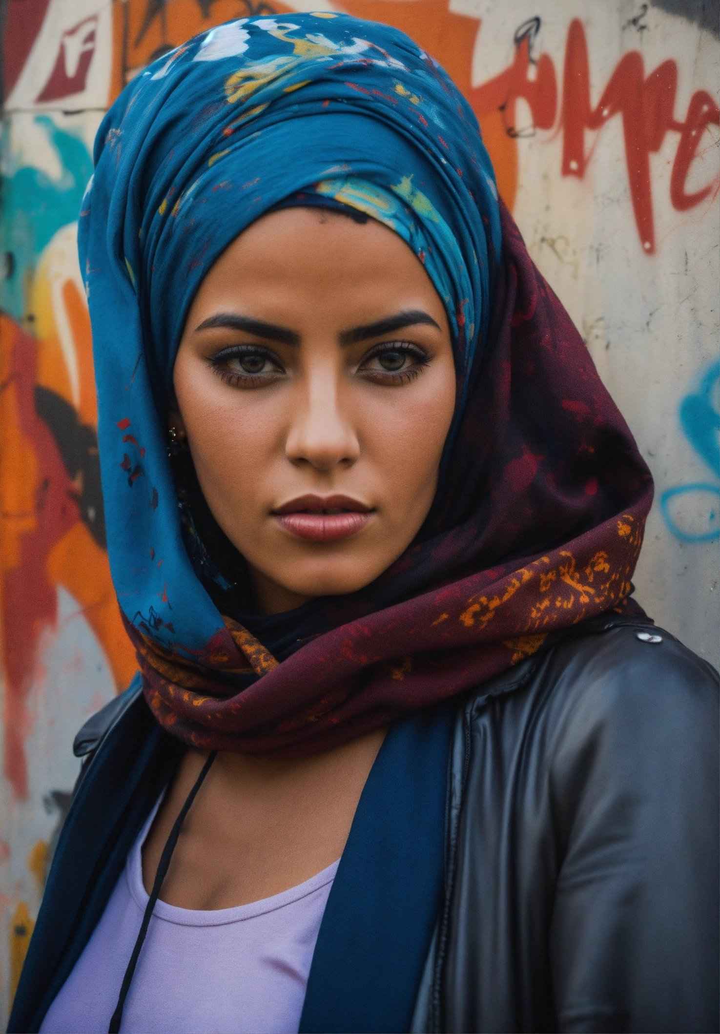  Bedrukte katoenen hoofddoeken voor dames 
