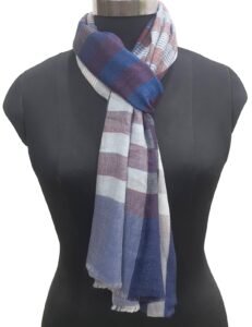 Sciarpa scozzese in lana da uomo