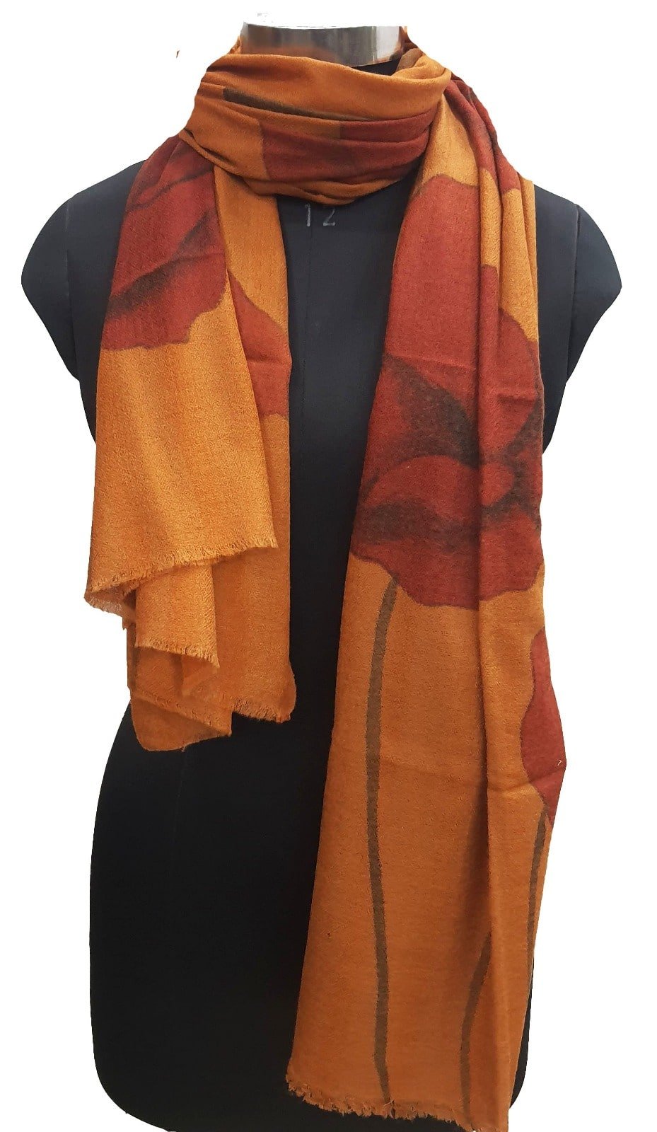 Oversized deken sjaal 