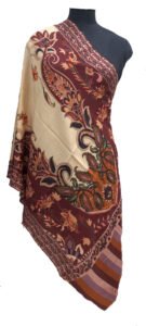 Paisley digital printed wool scarf manufacturer