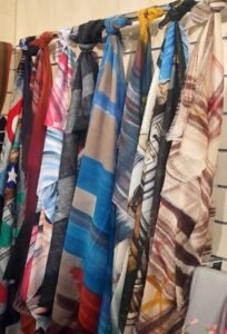 luxury wool printed shawl for retailers