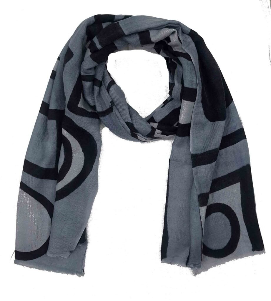 Wholesale order of custom logo printed wool scarves in bulk