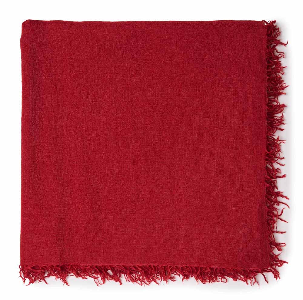 Grand Foulard Carré 120x120cm – Motif Oiseaux Gibier – Polyester – Occasion (petits Fils Tirés)